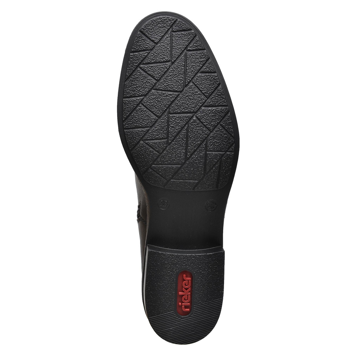 detail Dámské černé kotníkové boty RIEKER 72082/00 SCHWARZ H/W 8