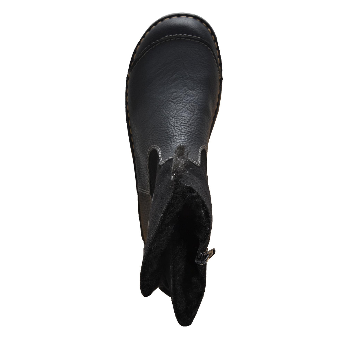 detail Dámské černé kotníkové boty RIEKER 73384/00 SCHWARZ H/W 8