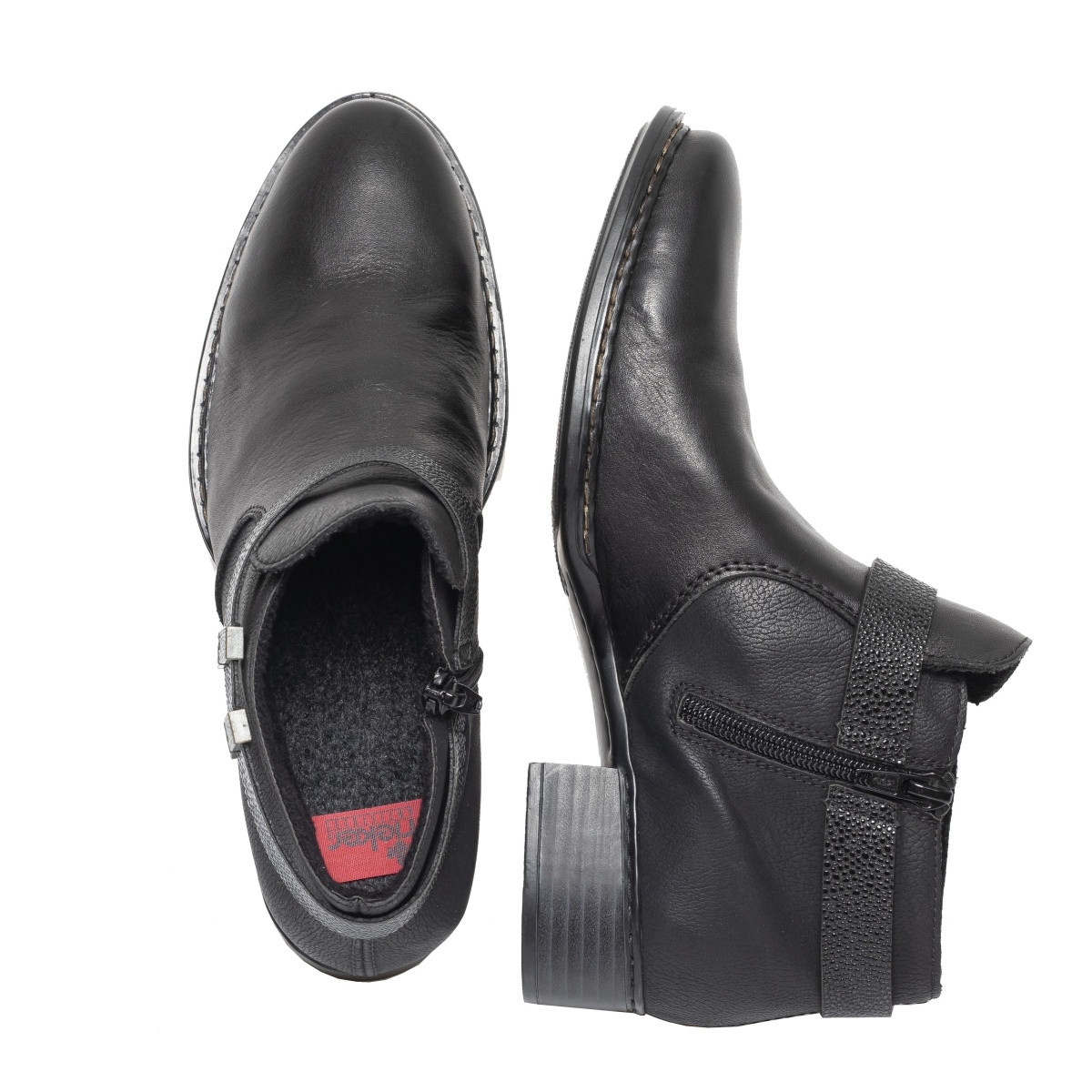 detail Dámská obuv RIEKER 73660/01 SCHWARZ H/W 8