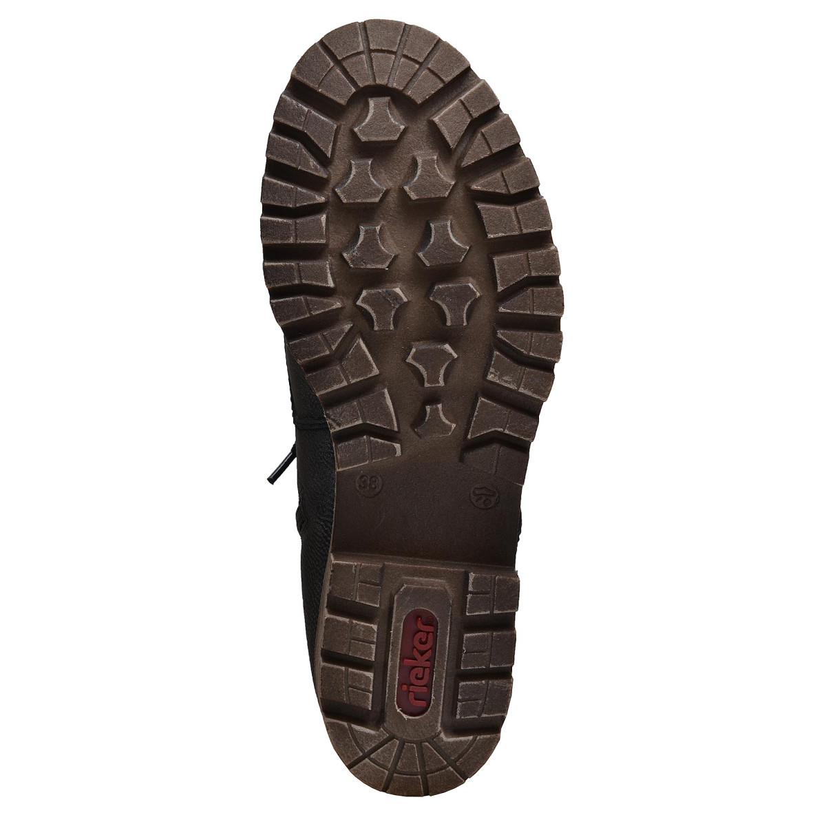 detail Dámské modré kotníkové boty RIEKER 785G9/14 BLAU KOMBI H/W 8