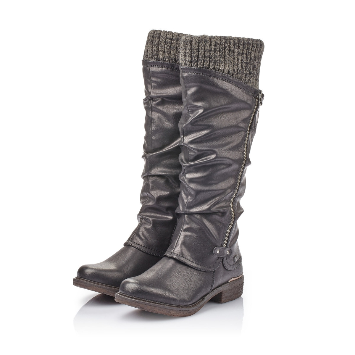 detail Dámské kozačky RIEKER RIE-1036041-W0 černá