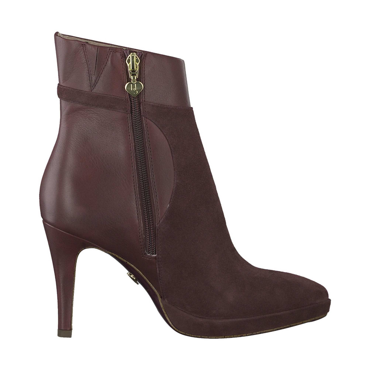 detail Dámská kotníková obuv TAMARIS 1-1-25387-21 BURGUNDY 523