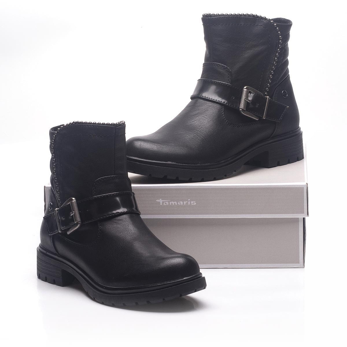 detail Dámská kotníková obuv TAMARIS 1-1-25440-21 BLACK 001