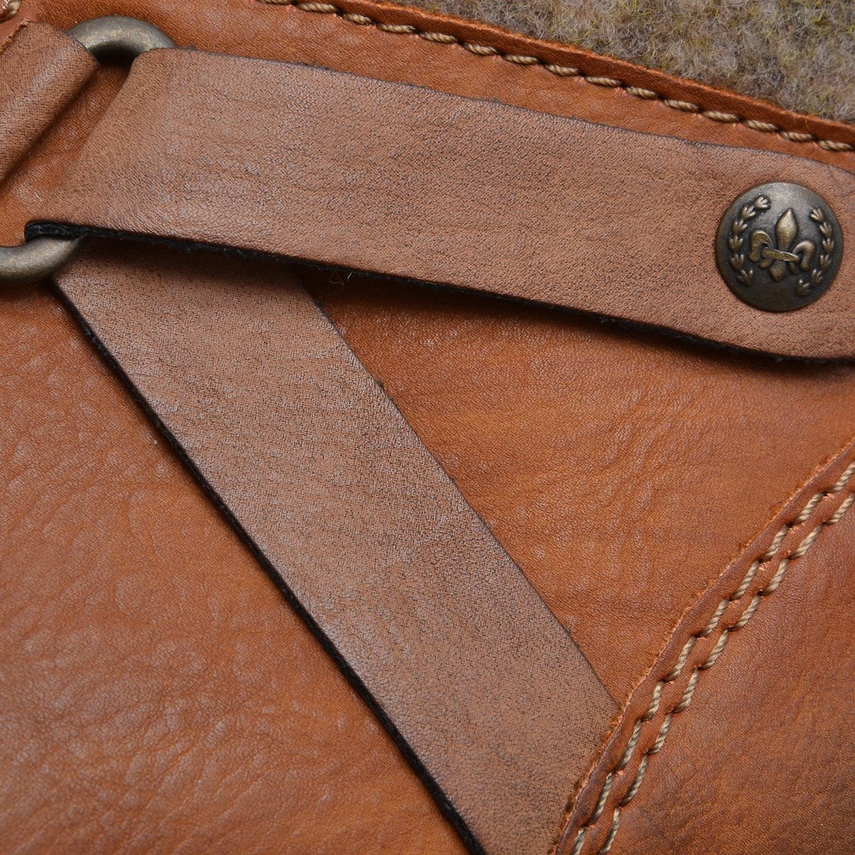 detail Dámska členková obuv RIEKER L6527-26 BRAUN H/W 9