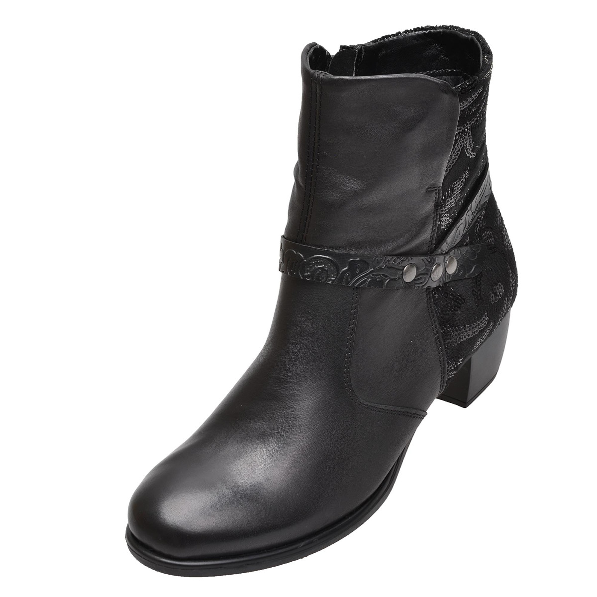 detail Dámská obuv RIEKER - REMONTE R2676/01 SCHWARZ H/W 8