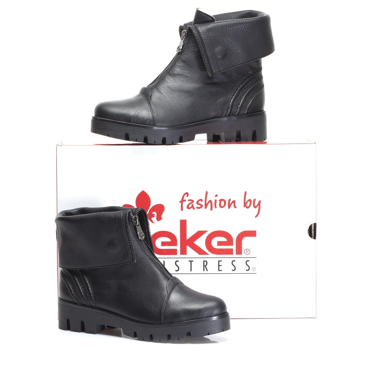 detail Dámska členková obuv RIEKER X2591/00 SCHWARZ H/W 8