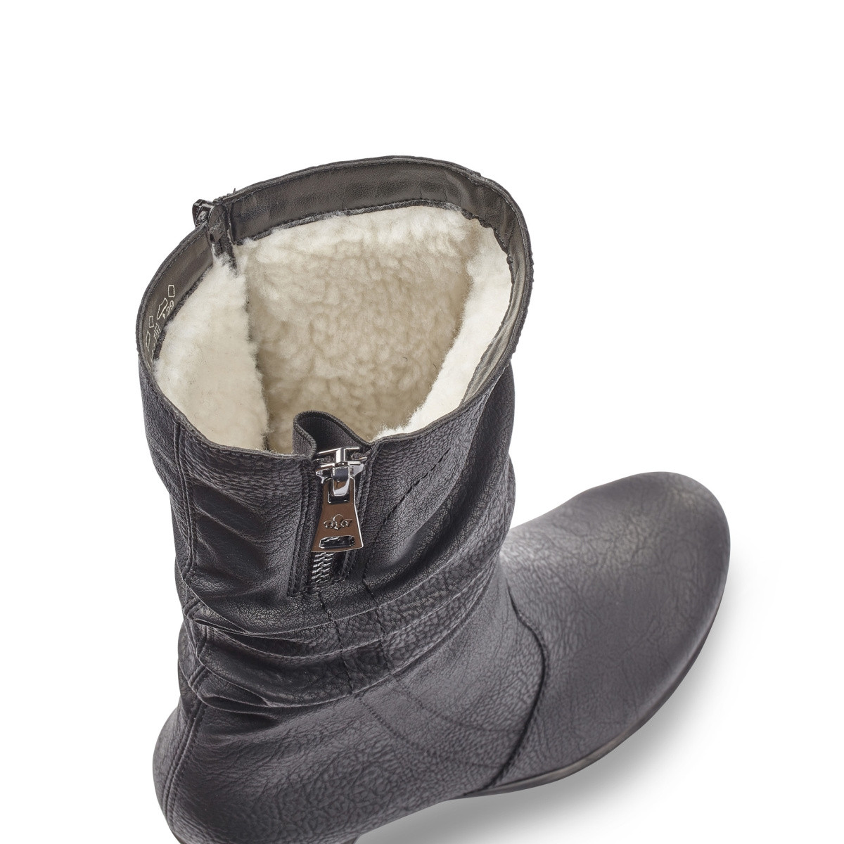 detail Dámské kozačky RIEKER Y8053-00 černá W4