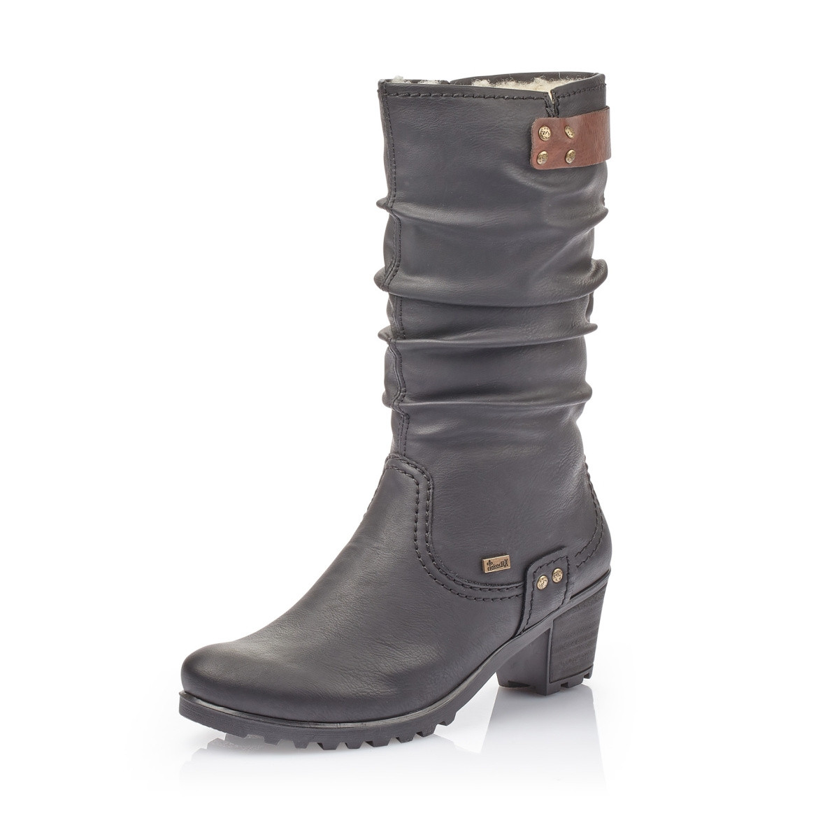 detail Dámské kozačky RIEKER Y8086-00 SCHWARZ H/W 9