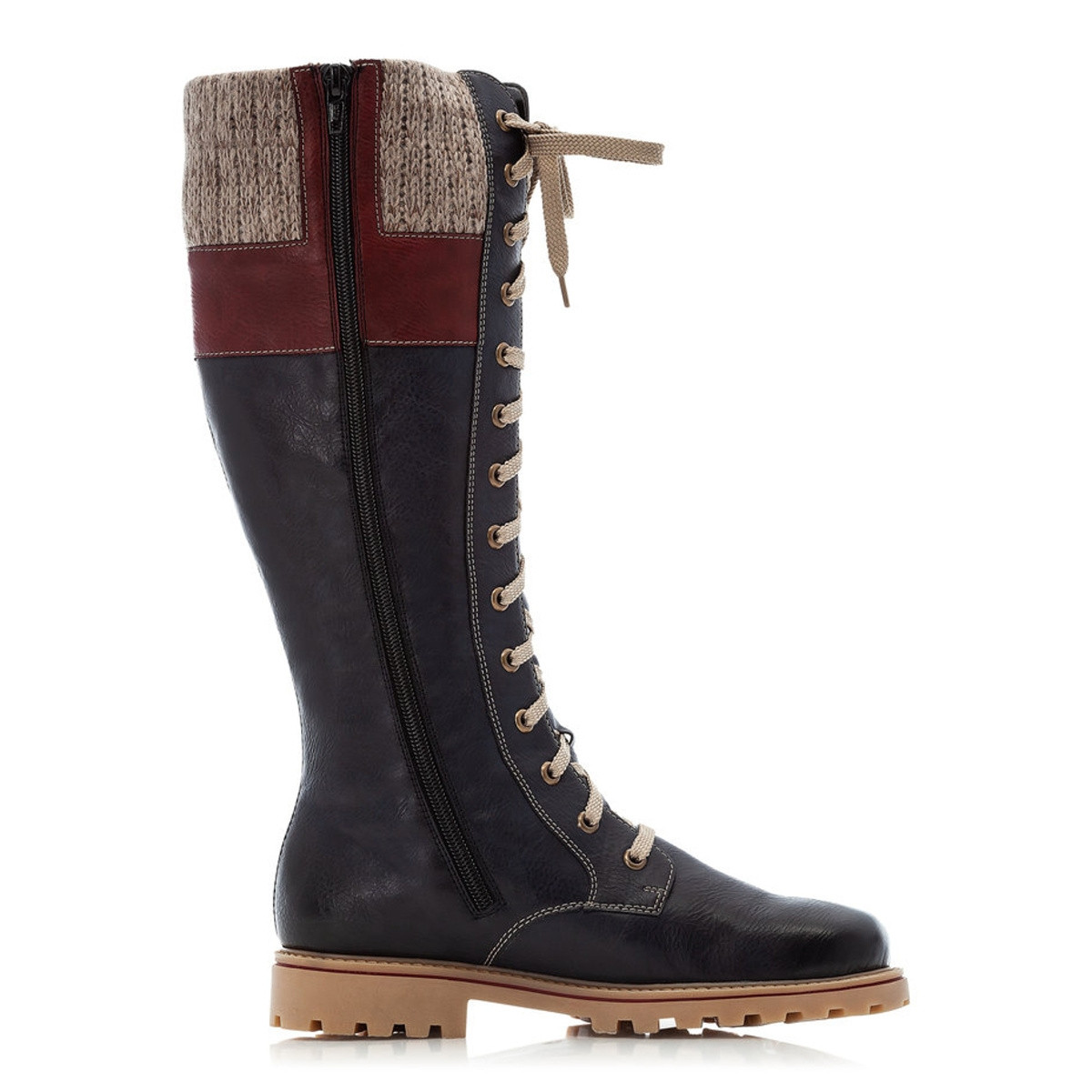 detail Dámské kozačky RIEKER Z1442-14 modrá W1