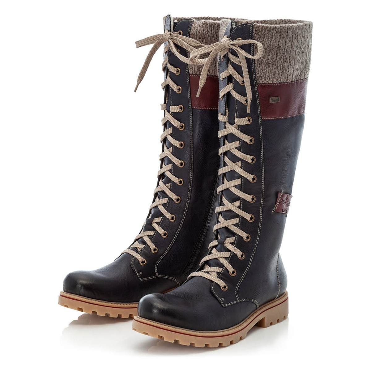 detail Dámské kozačky RIEKER Z1442-14 modrá W1