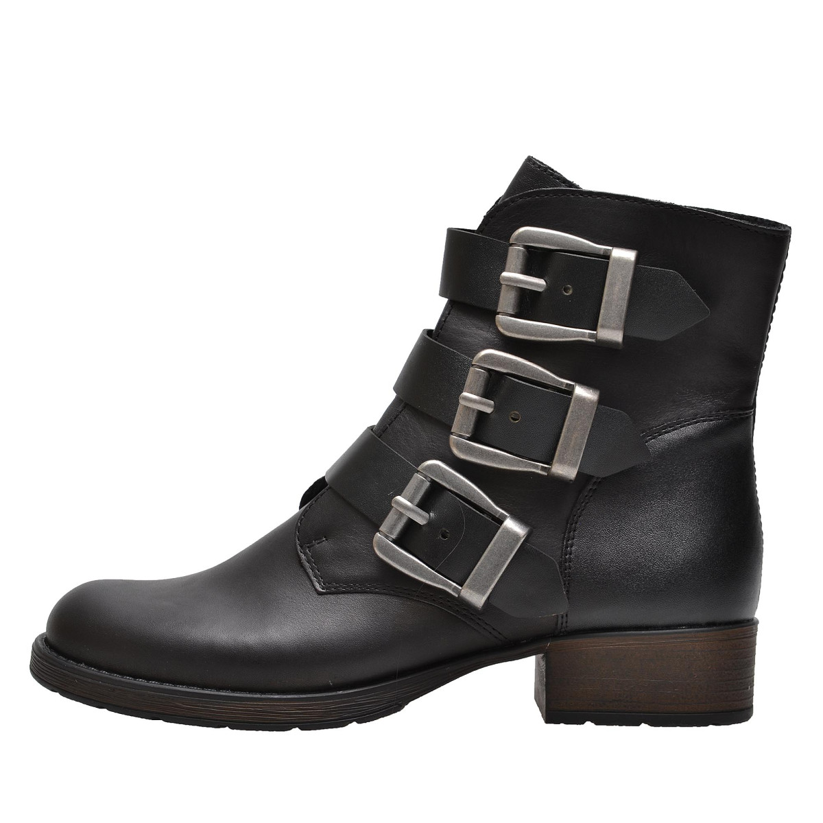 detail Dámské černé kotníkové boty RIEKER Z9574/00 SCHWARZ H/W 8