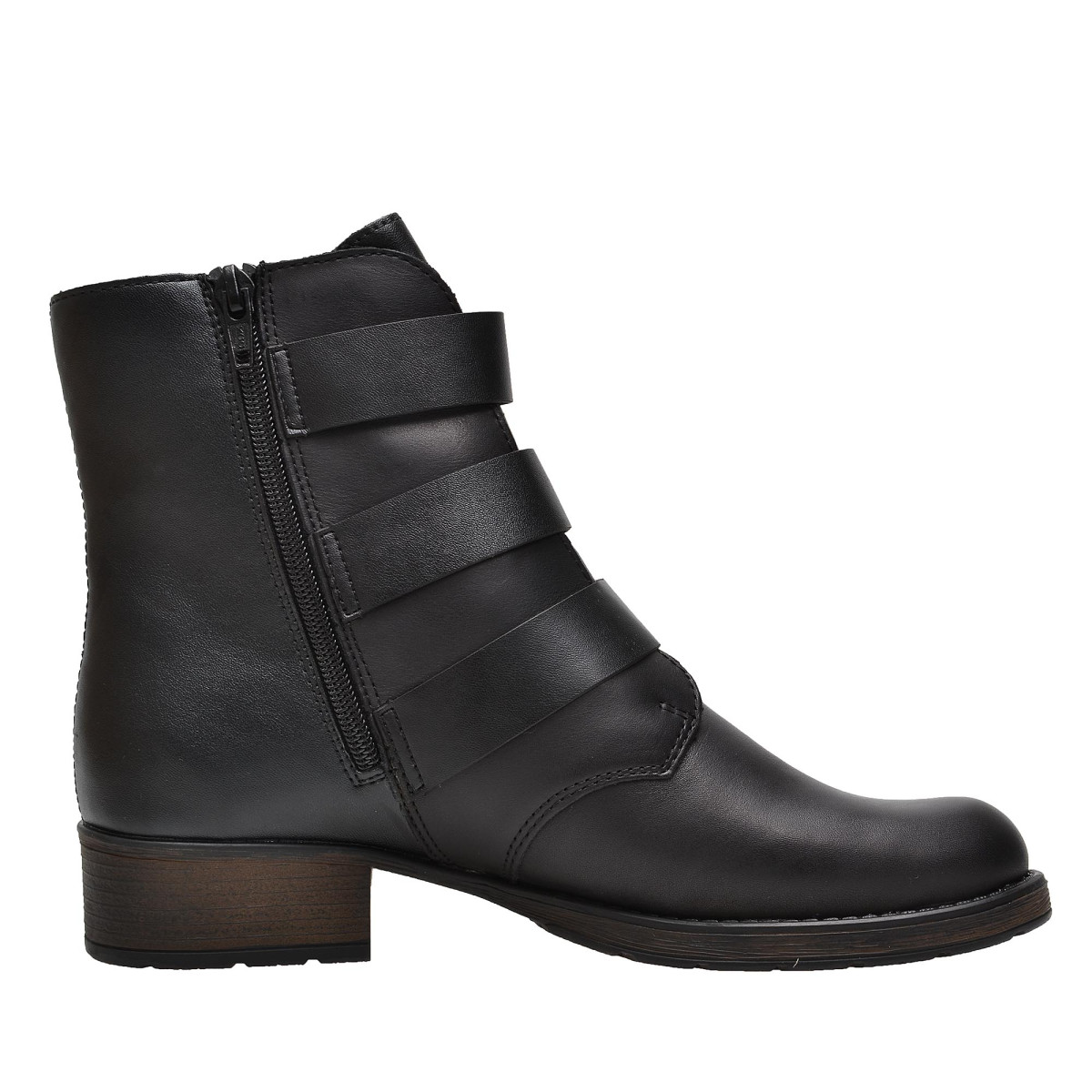 detail Dámské černé kotníkové boty RIEKER Z9574/00 SCHWARZ H/W 8