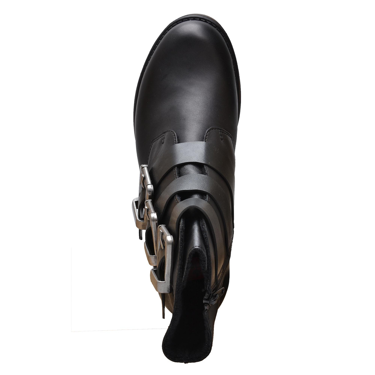 detail Dámské černé kotníkové boty RIEKER Z9574/00 SCHWARZ H/W 8