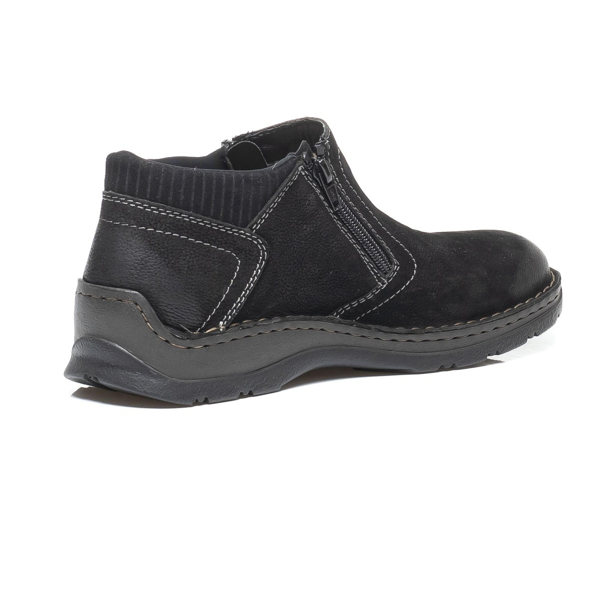 detail Pánské černé kotníkové boty RIEKER 05393/00 SCHWARZ H/W 8
