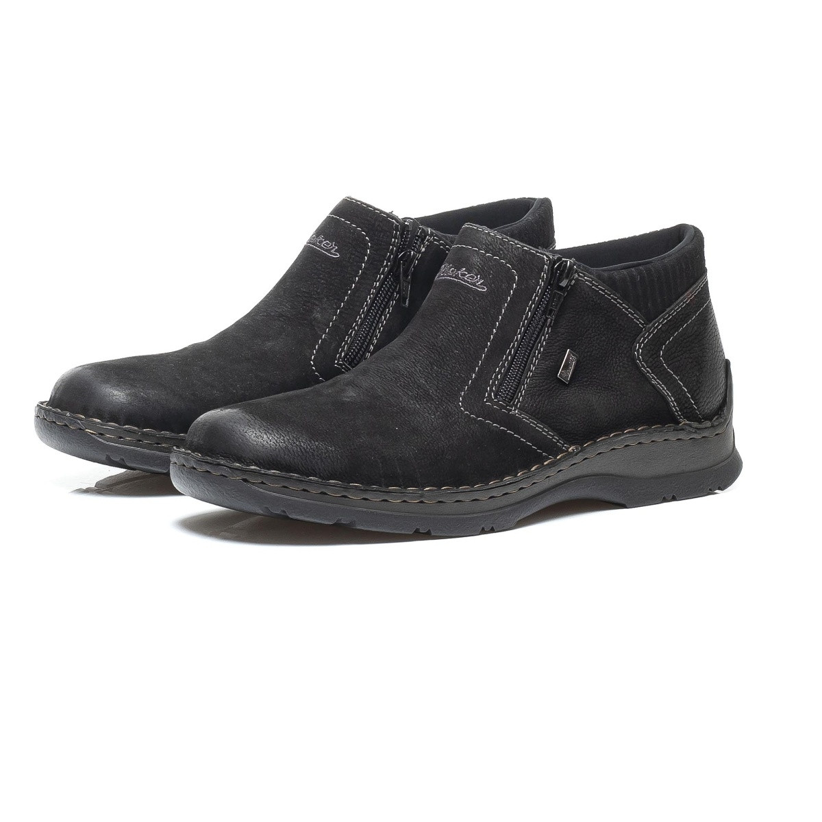 detail Pánské černé kotníkové boty RIEKER 05393/00 SCHWARZ H/W 8