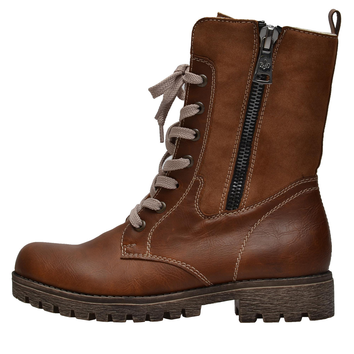 detail Dámská obuv RIEKER 785K1/25 BRAUN KOMBI H/W 8