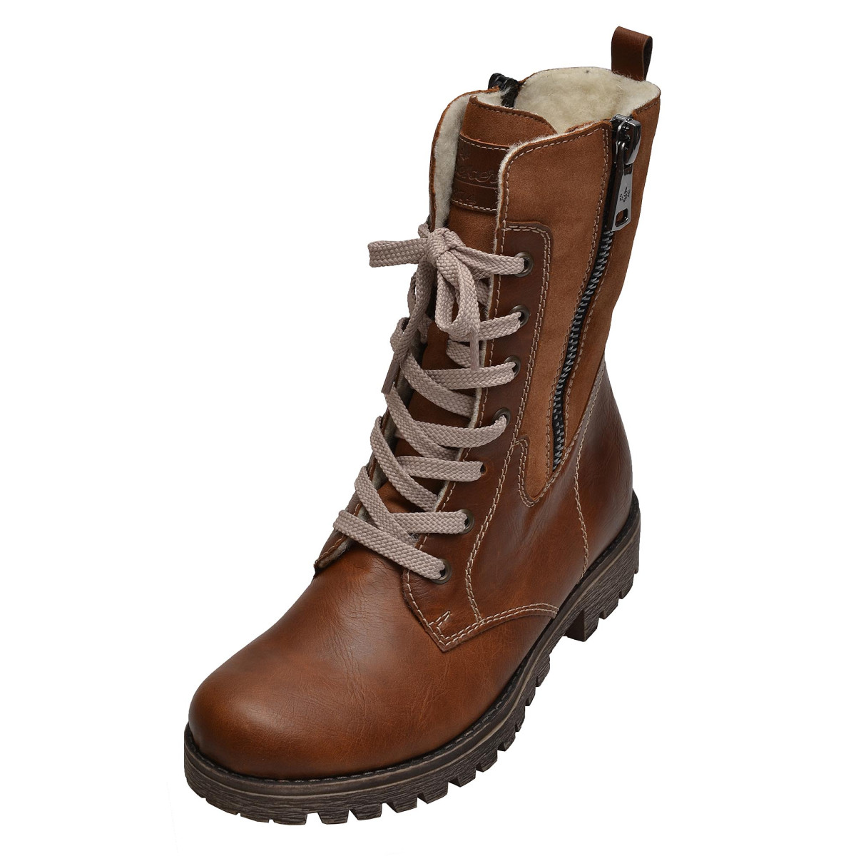 detail Dámská obuv RIEKER 785K1/25 BRAUN KOMBI H/W 8