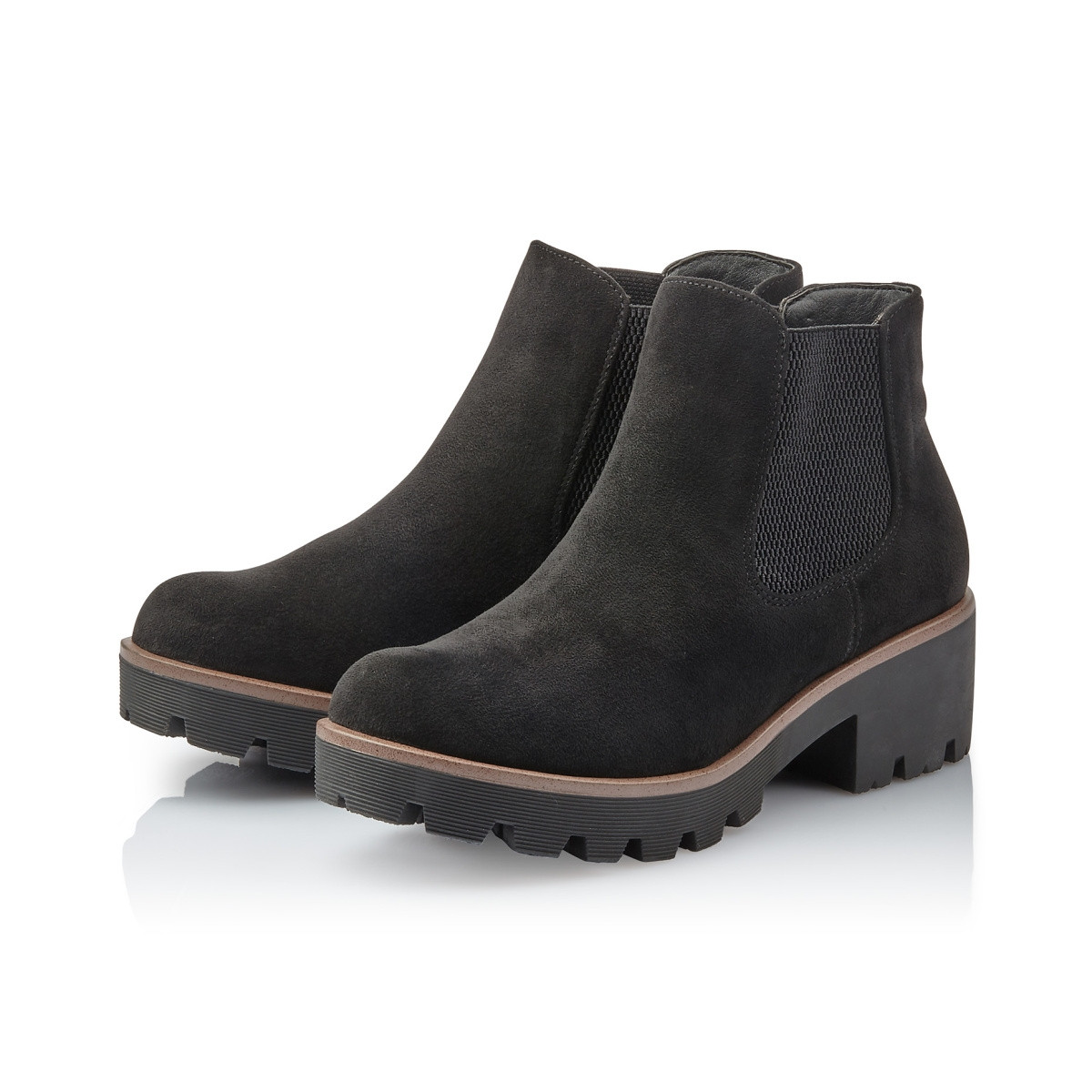 detail Dámska členková obuv RIEKER 99284-00 SCHWARZ H/W 9