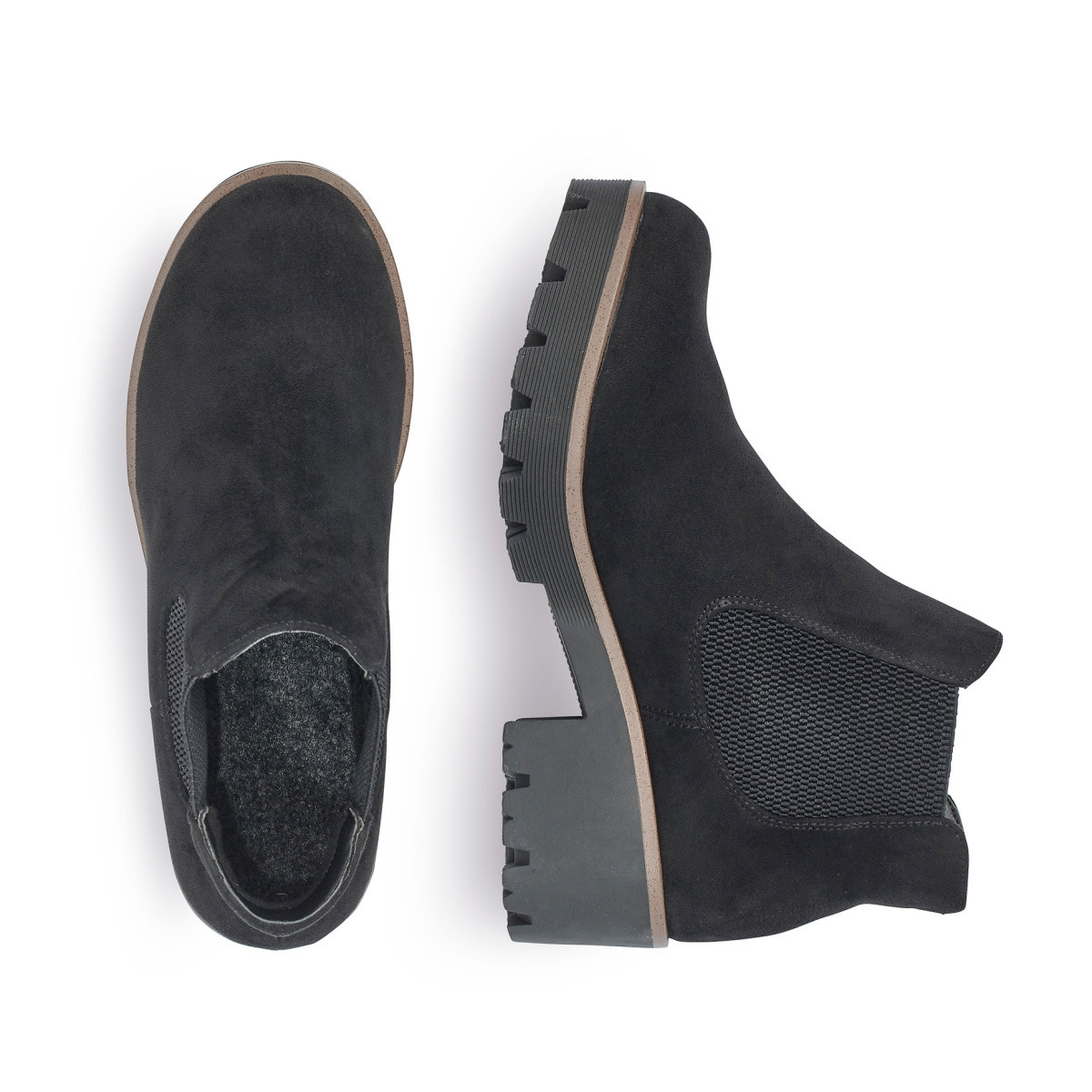 detail Dámska členková obuv RIEKER 99284-00 SCHWARZ H/W 9