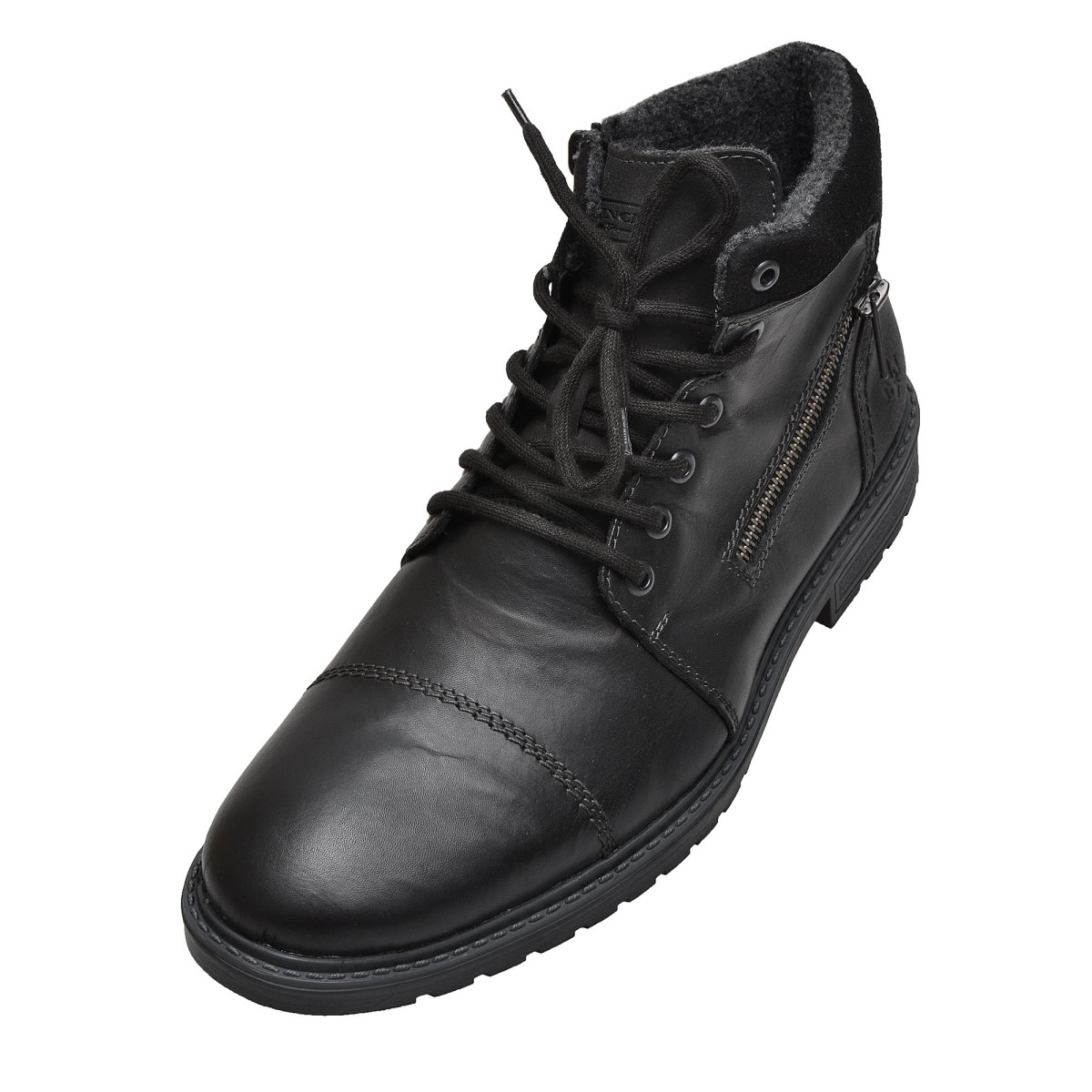 detail Pánské černé kotníkové boty RIEKER F5323/01 SCHWARZ H/W 8