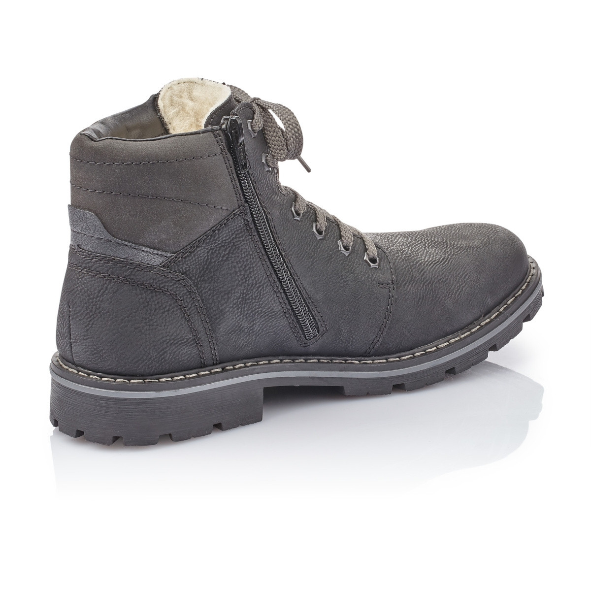 detail Pánská kotníková obuv RIEKER 34020-02 SCHWARZ H/W 9