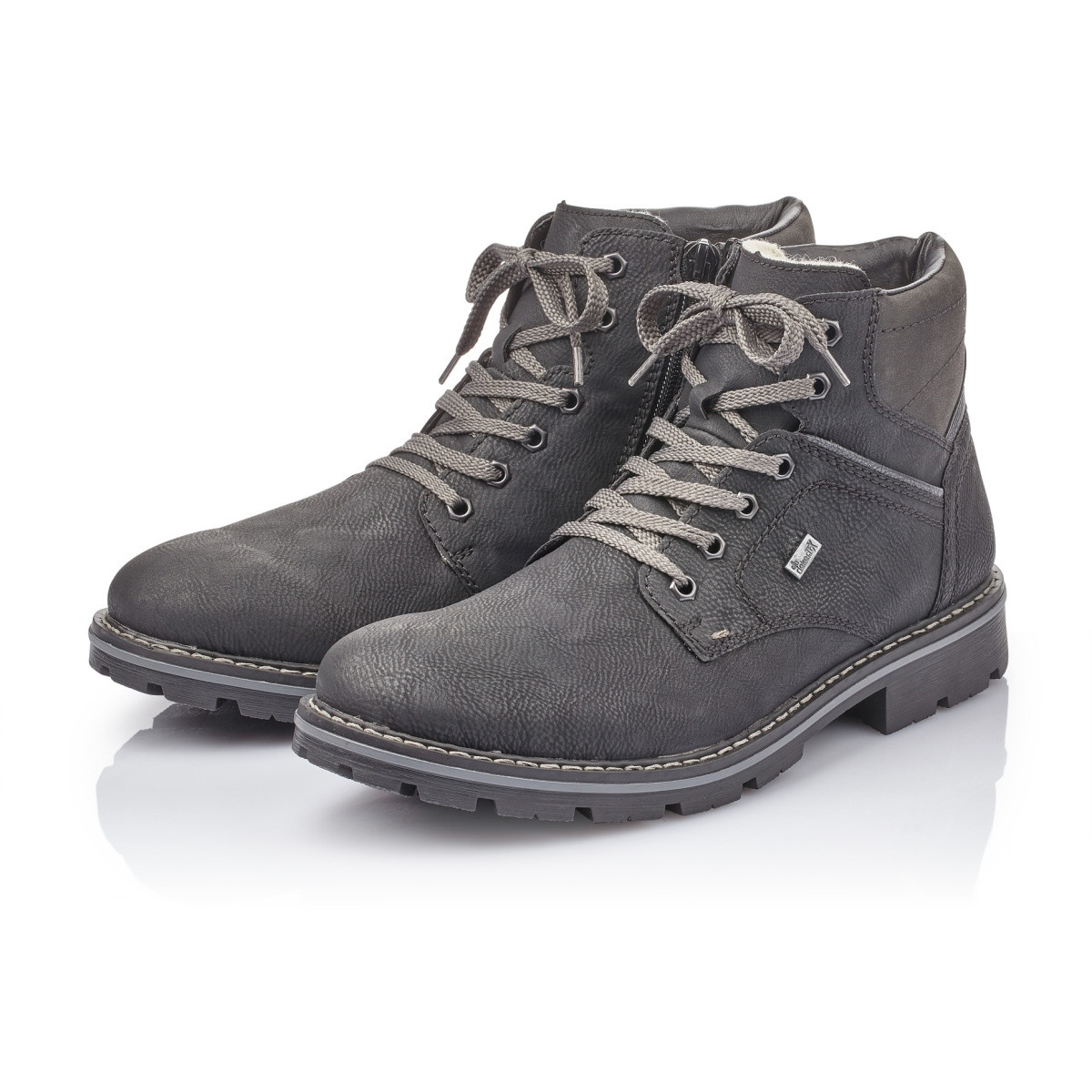 detail Pánská kotníková obuv RIEKER 34020-02 SCHWARZ H/W 9