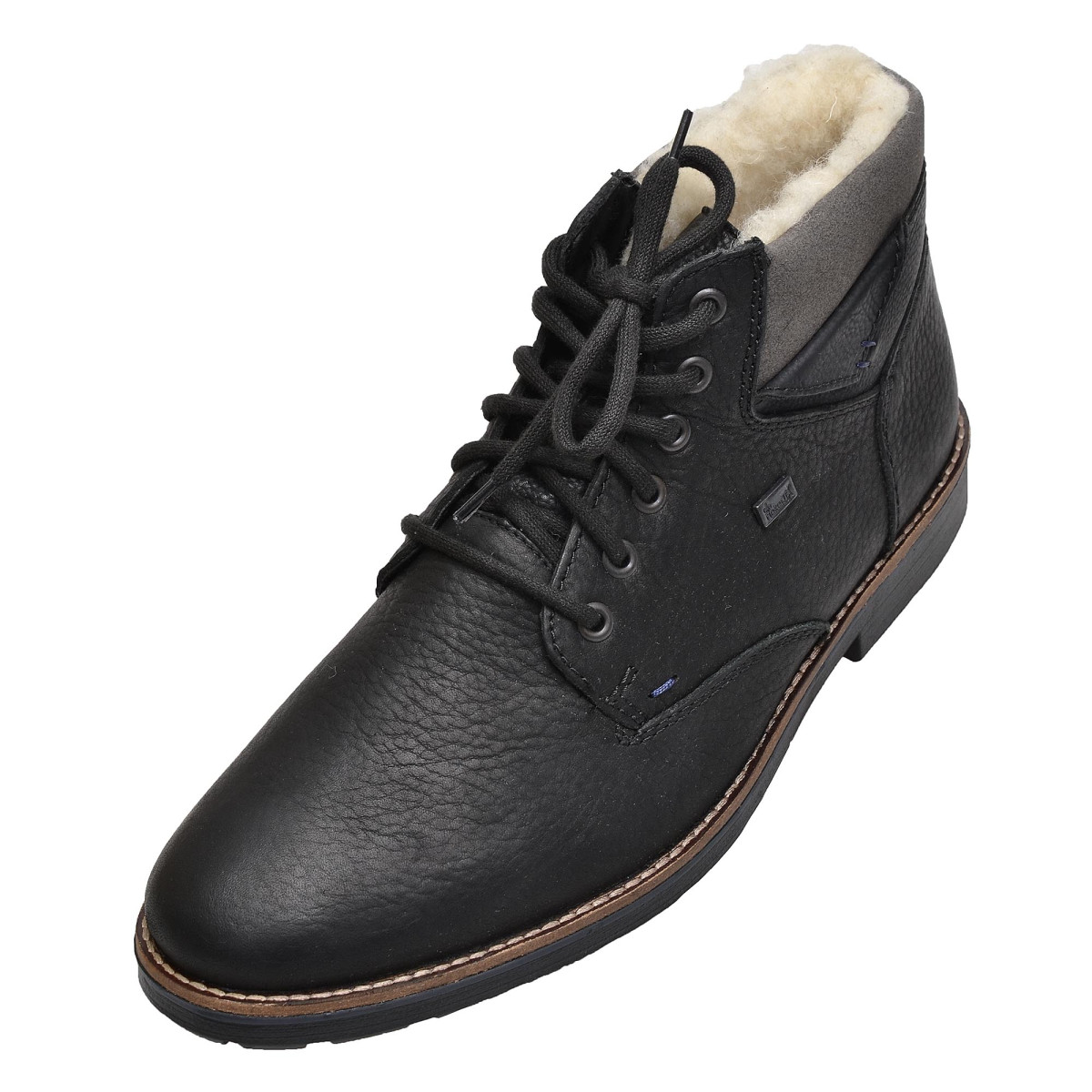 detail Pánska obuv RIEKER 35334/01 SCHWARZ KOMBI H/W 8