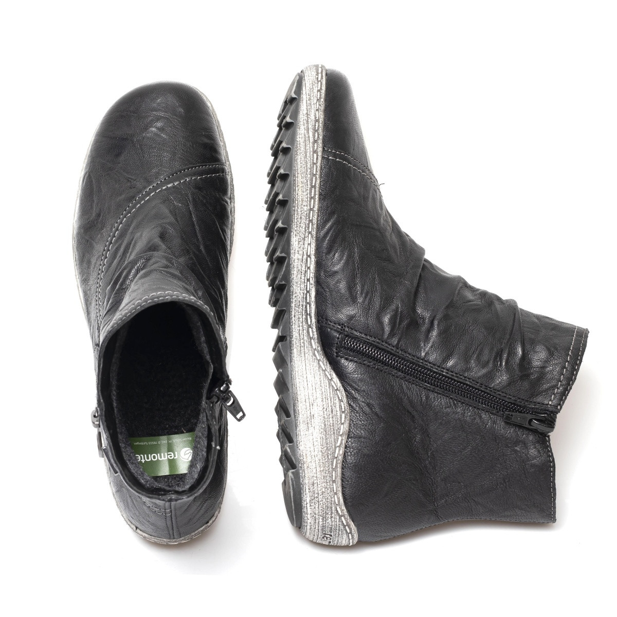 detail Dámska členková obuv REMONTE R1475-01 SCHWARZ H/W 9