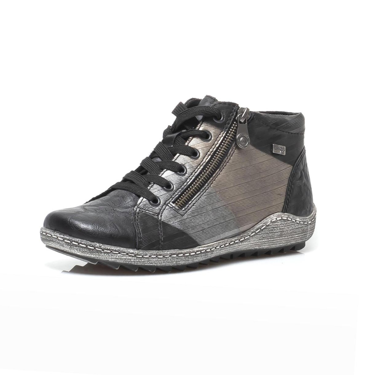 detail Dámská kotníková obuv REMONTE R1496-02 SCHWARZ H/W 9