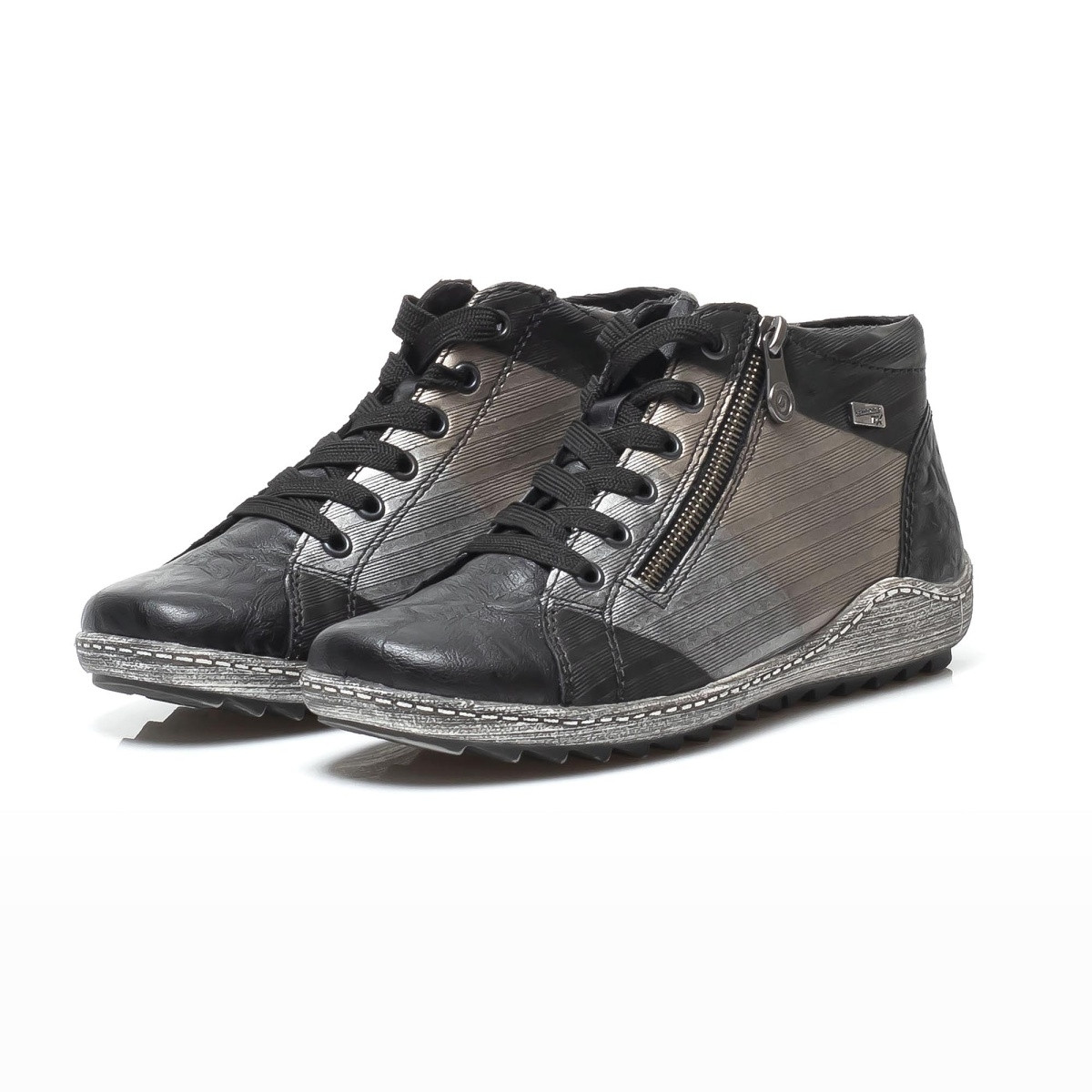 detail Dámská kotníková obuv REMONTE R1496-02 SCHWARZ H/W 9