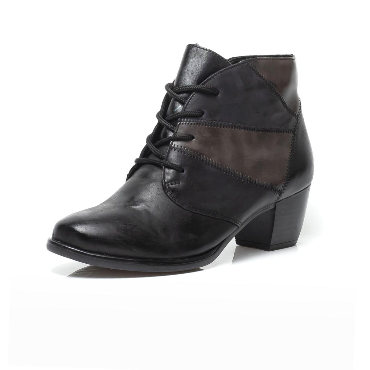 detail Dámská kotníková obuv REMONTE R2675-02 SCHWARZ KOMBI H/W 9