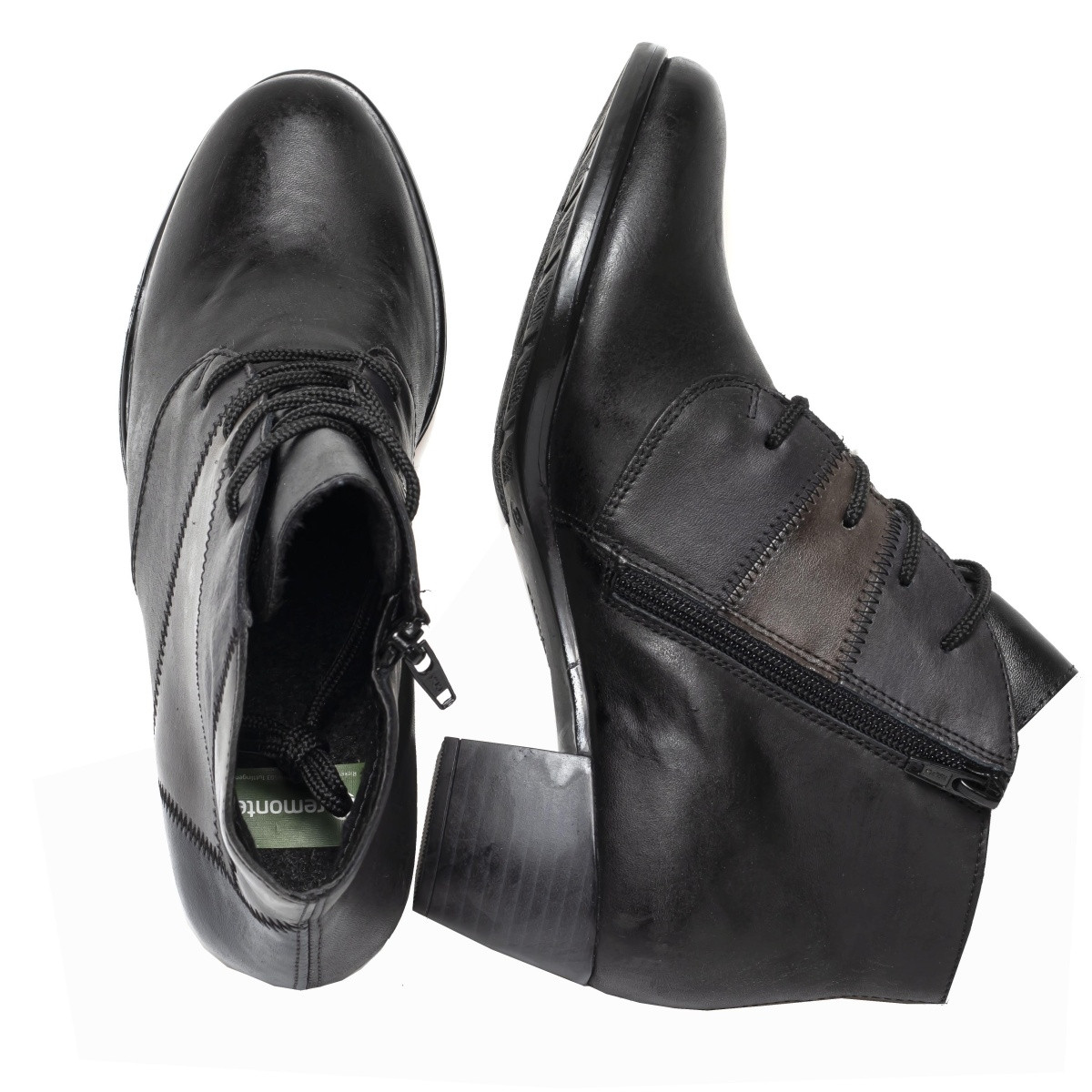 detail Dámska členková obuv REMONTE R2675-02 SCHWARZ KOMBI H/W 9