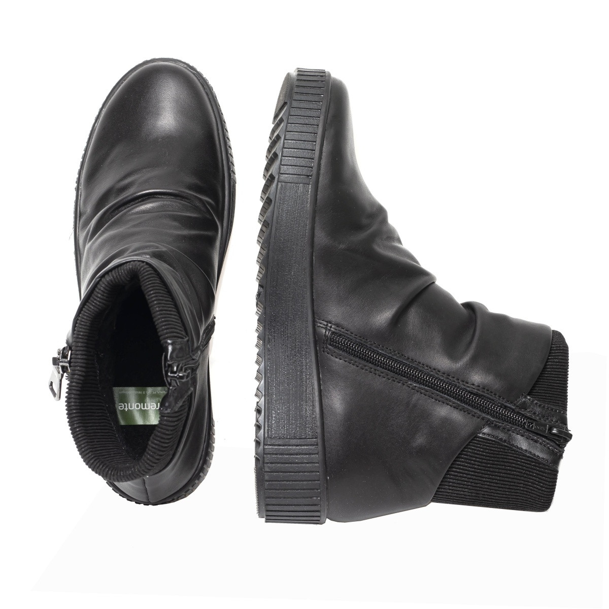 detail Dámská kotníková obuv REMONTE R7978-01 SCHWARZ H/W 9