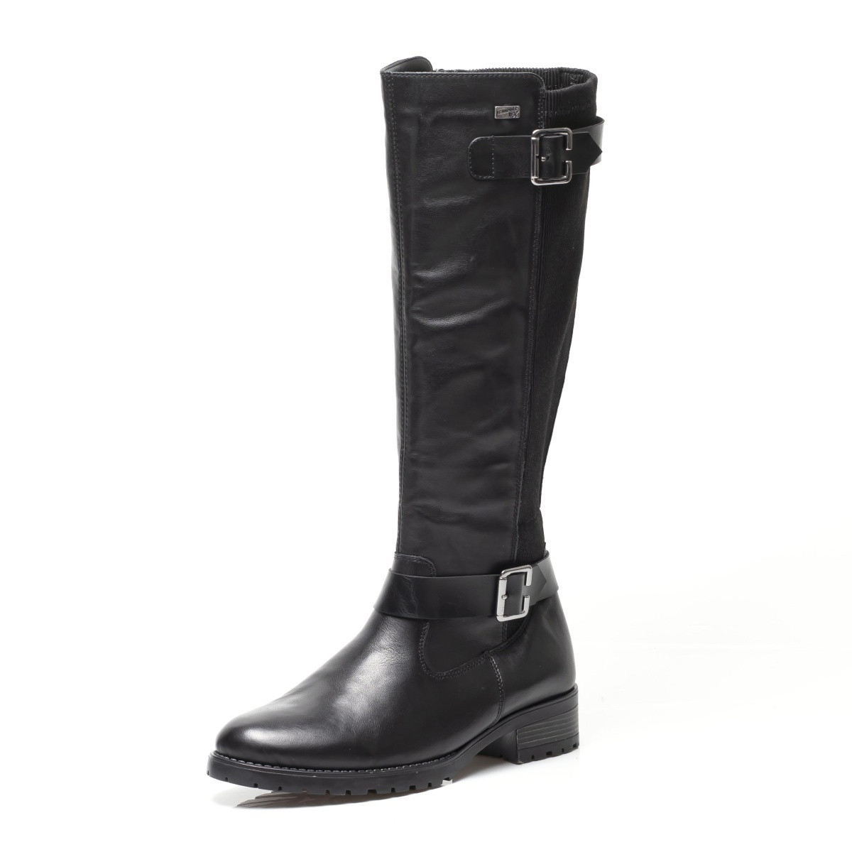 detail Dámské nadměrné kozačky REMONTE D8284-01 SCHWARZ H/W 9