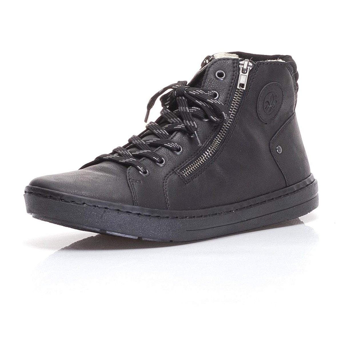 detail Pánská kotníková obuv RIEKER 30921-01 SCHWARZ H/W 9