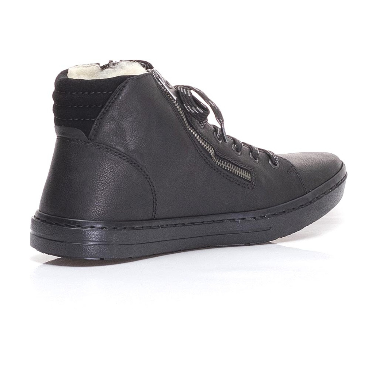 detail Pánská kotníková obuv RIEKER 30921-01 SCHWARZ H/W 9