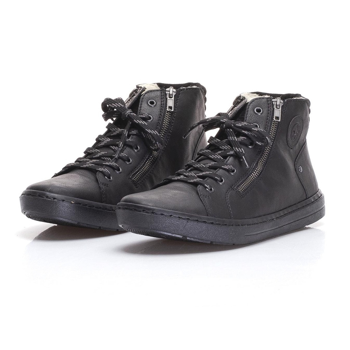 detail Pánská kotníková obuv RIEKER 30921-01 SCHWARZ H/W 9