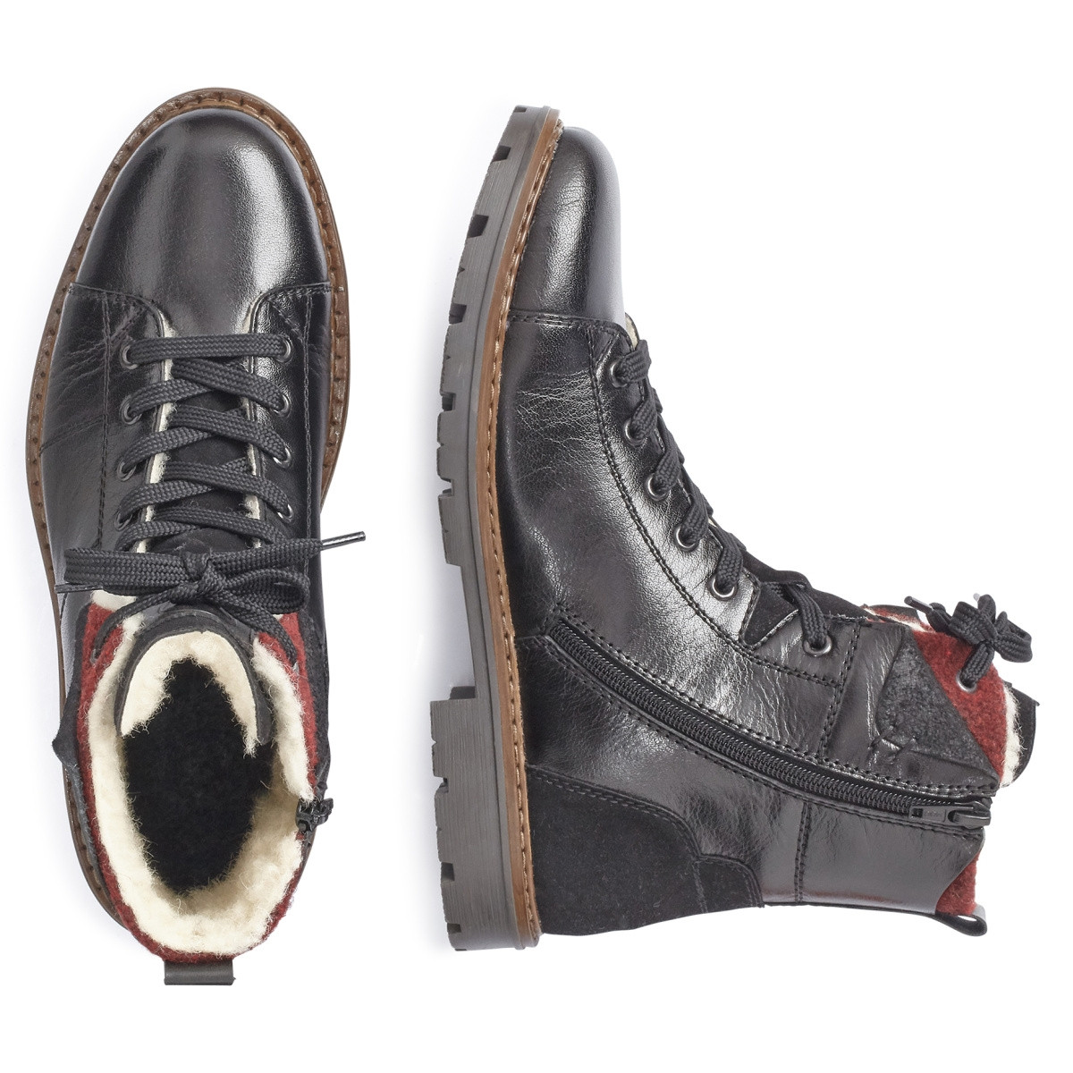 detail Pánská obuv RIEKER RIE-1036661-W1 černá