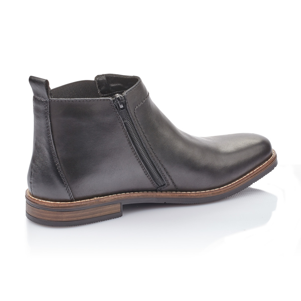 detail Pánská kotníková obuv RIEKER 33553-00 SCHWARZ H/W 9