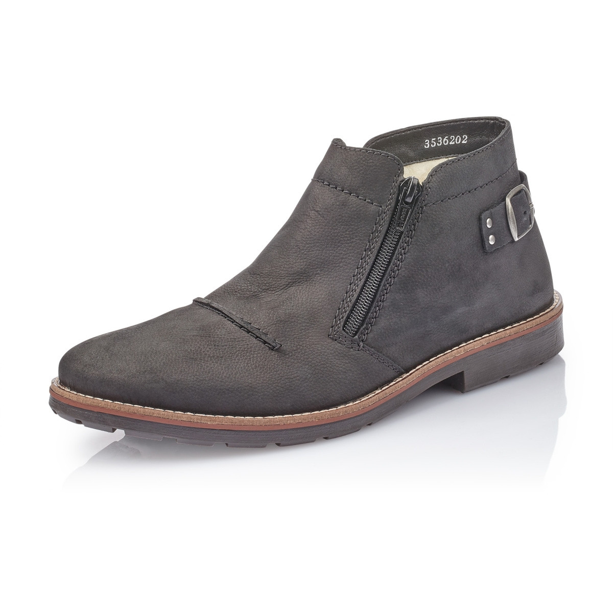 detail Pánska členková obuv RIEKER 35362-02 SCHWARZ H/W 9
