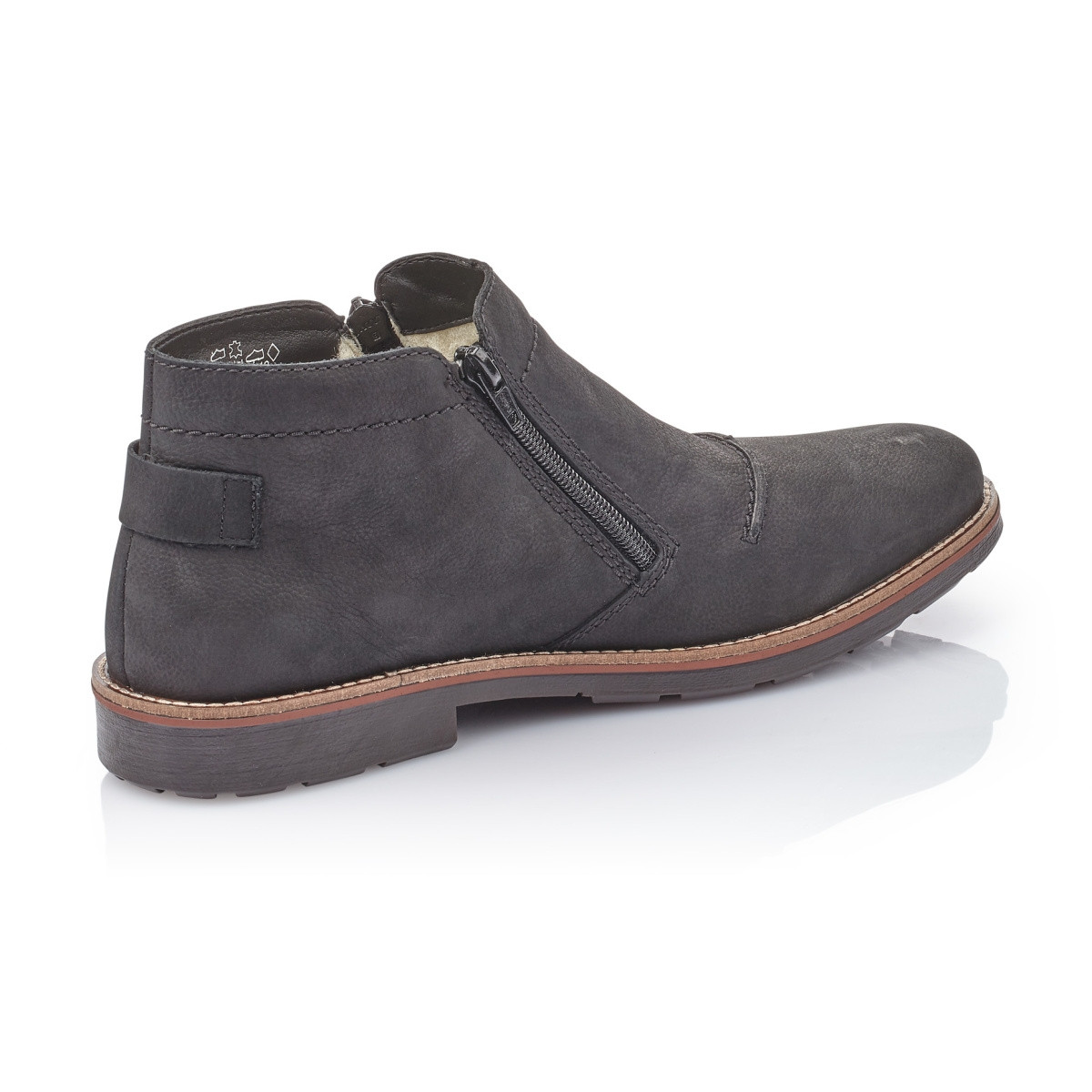 detail Pánska členková obuv RIEKER 35362-02 SCHWARZ H/W 9