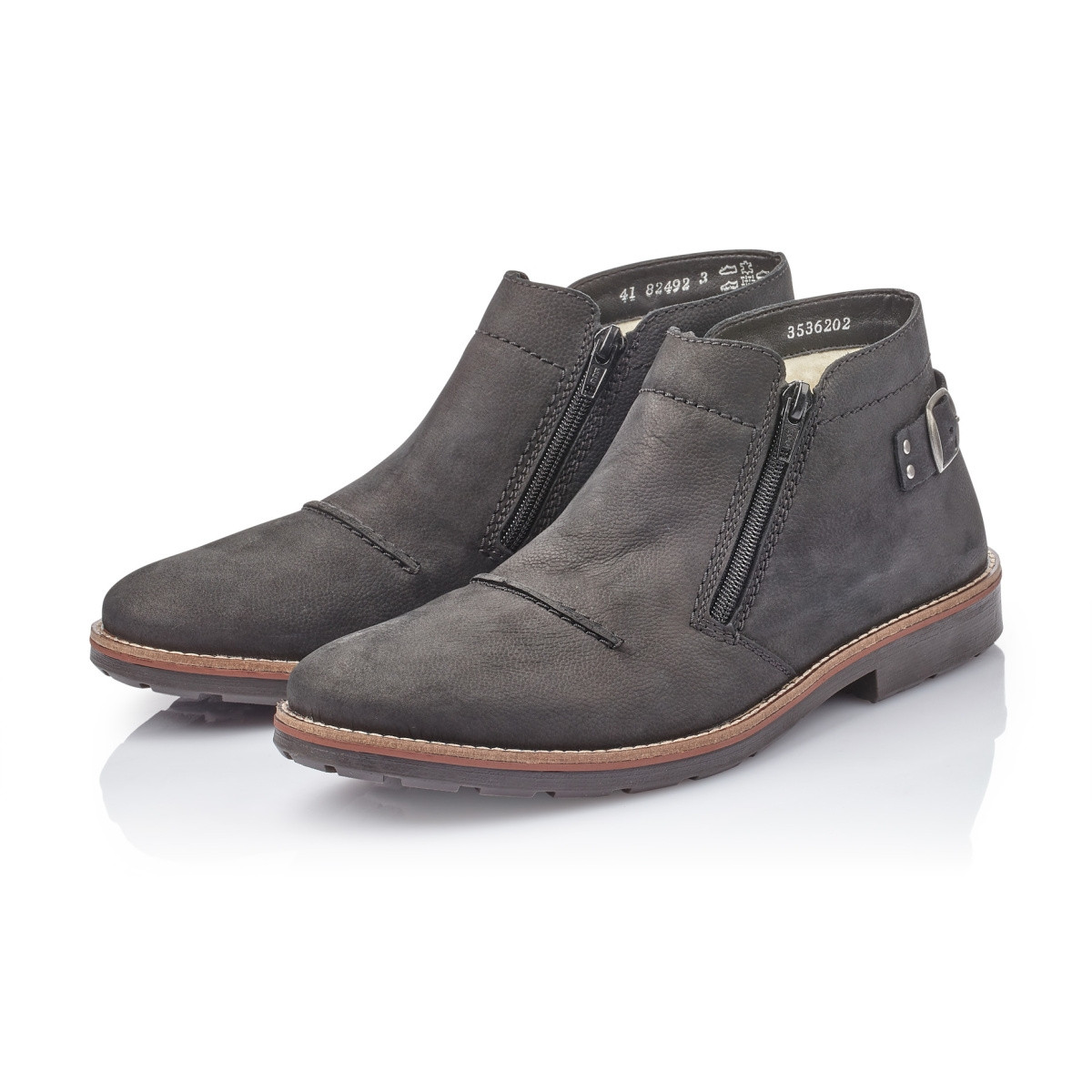 detail Pánska členková obuv RIEKER 35362-02 SCHWARZ H/W 9