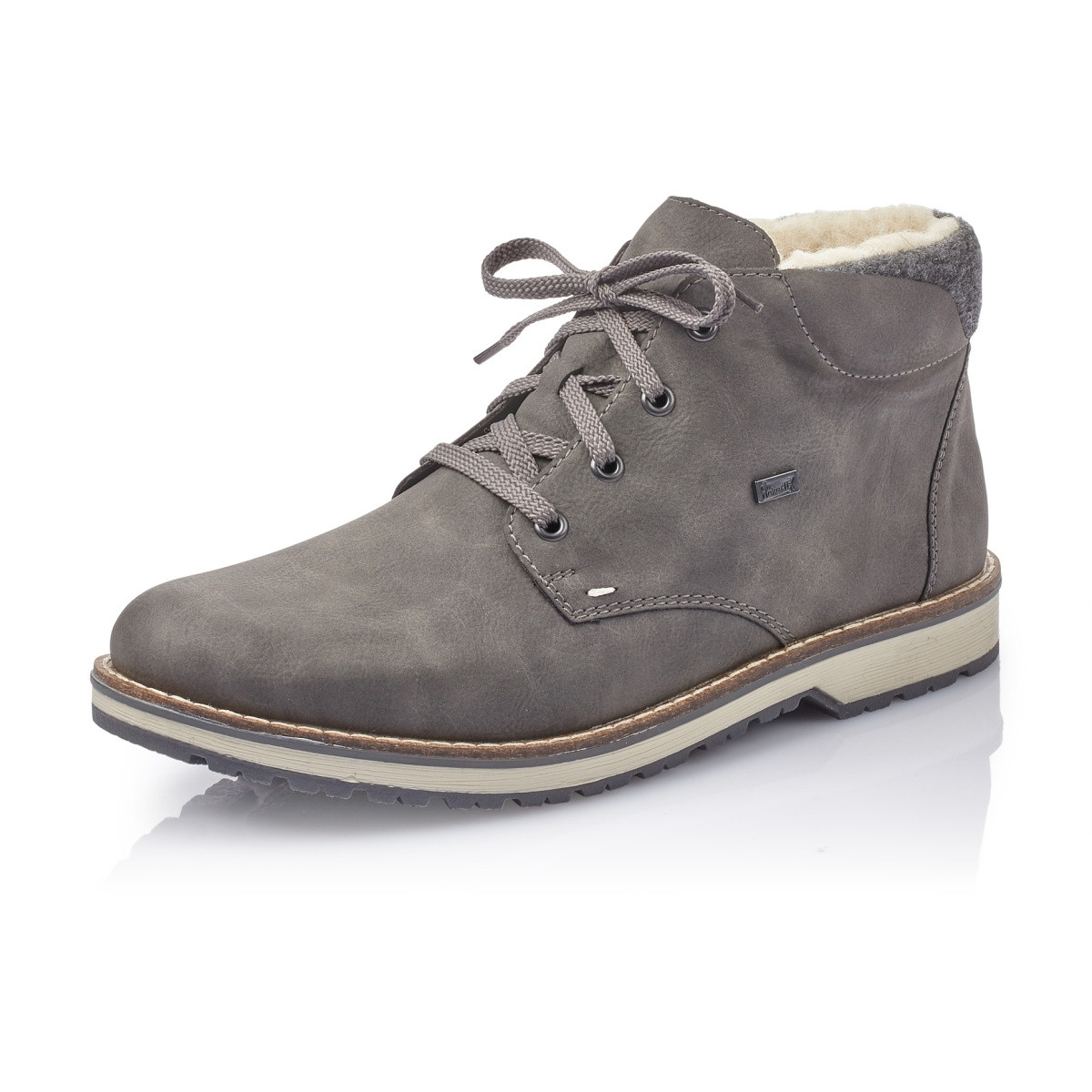 detail Pánská kotníková obuv RIEKER 39211-45 GRAU H/W 9