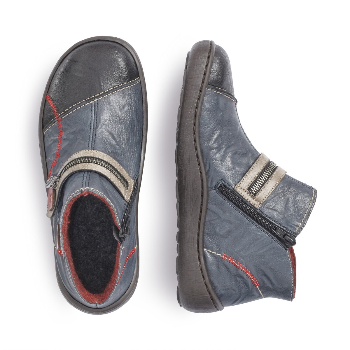 detail Dámská obuv RIEKER RIE-1036680-W9 černá