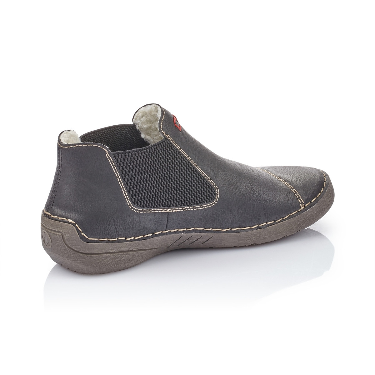 detail Dámska členková obuv RIEKER 52590-00 SCHWARZ H/W 9