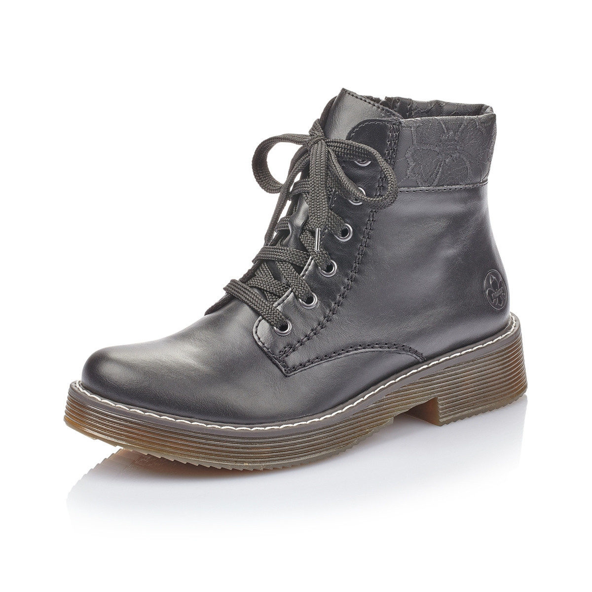 detail Dámská kotníková obuv RIEKER 70009-00 SCHWARZ H/W 9