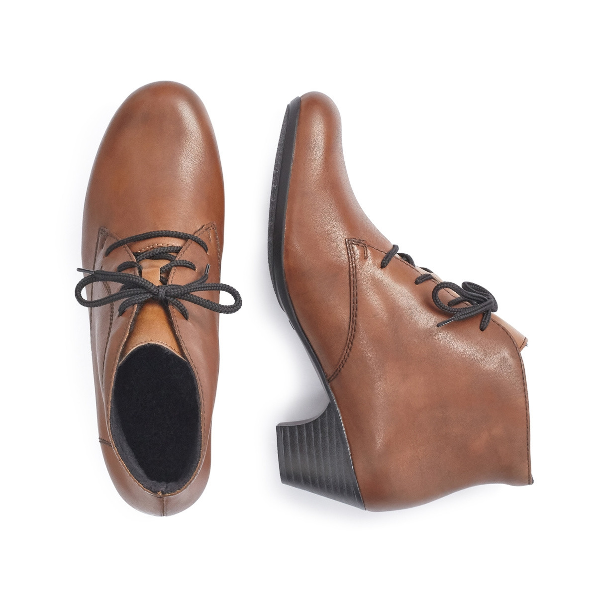 detail Dámská nadměrná obuv RIEKER 70510-22 BRAUN H/W 9