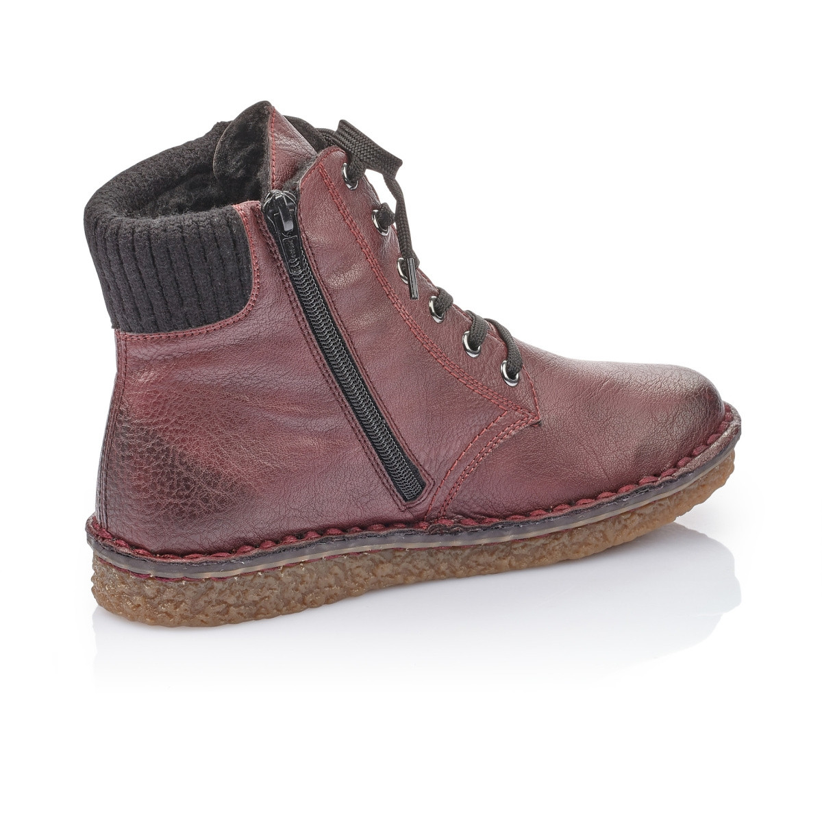 detail Dámská obuv RIEKER RIE-1036702-W9 vínová