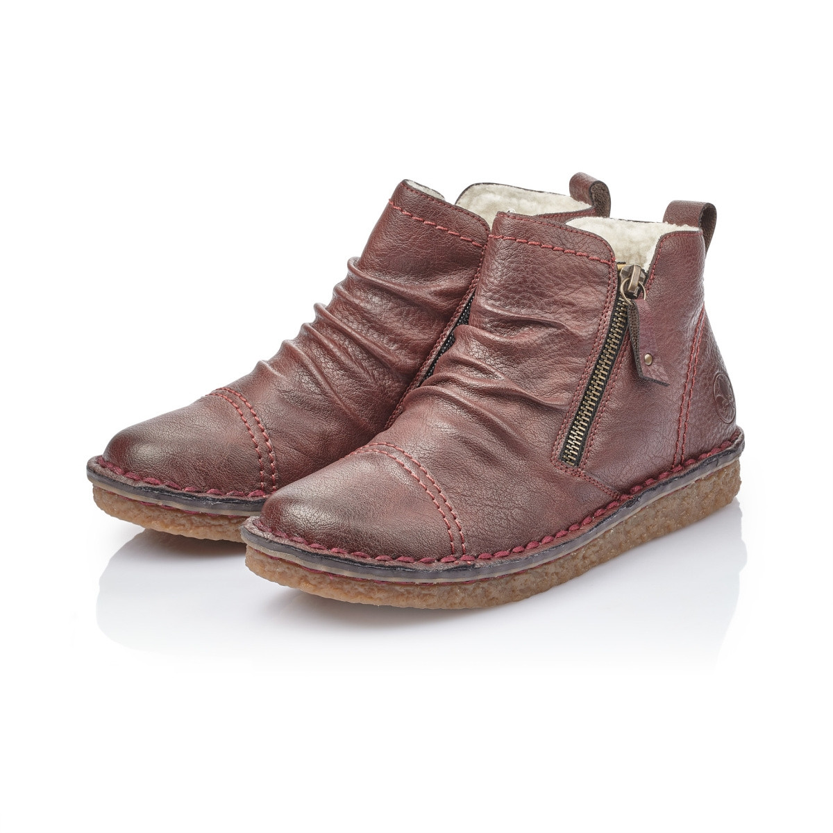 detail Dámska členková obuv RIEKER 70952-35 ROT H/W 9