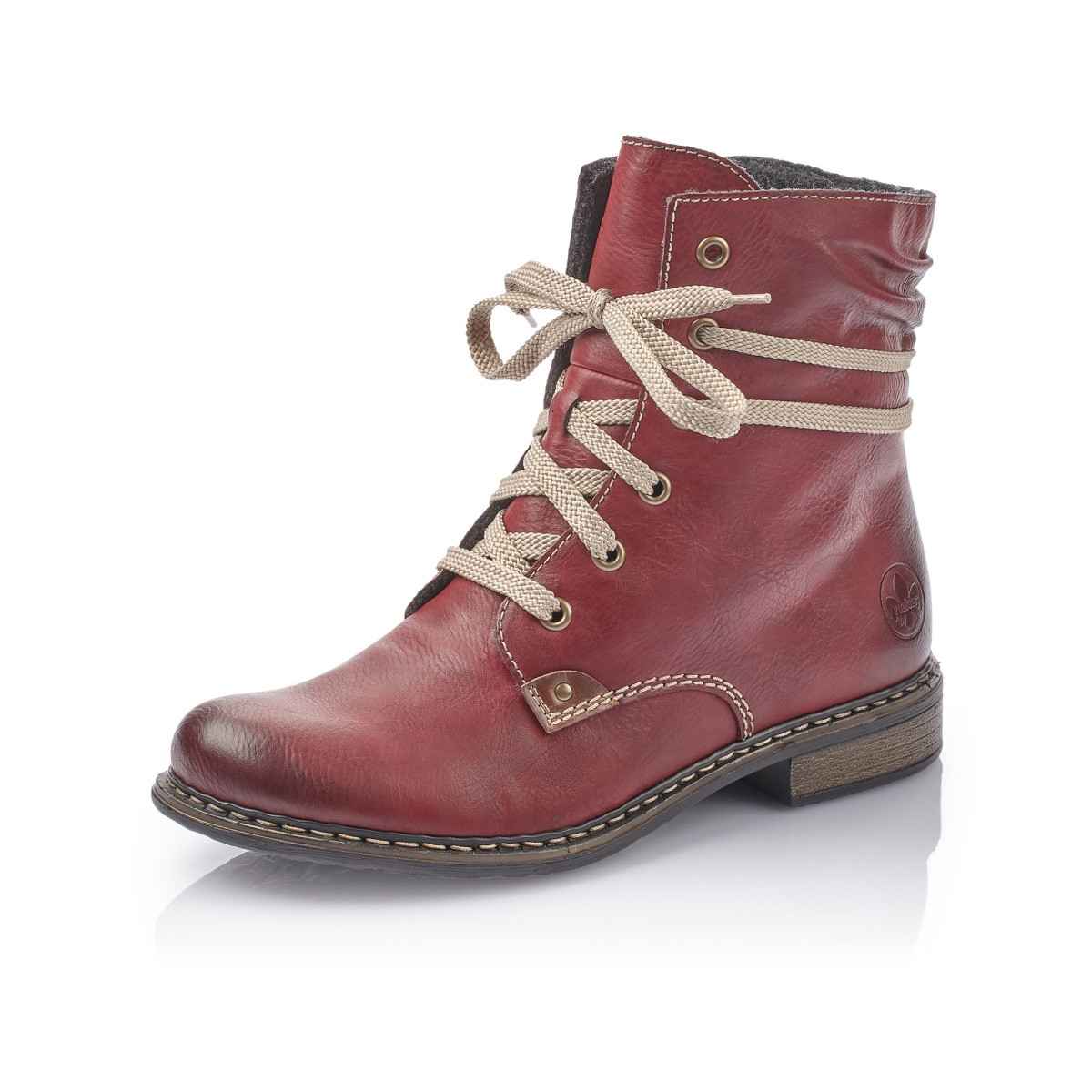 detail Dámská obuv RIEKER RIE-1036706-W9 vínová